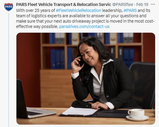 #PARS and its team of logistics experts are available to answer all your questions