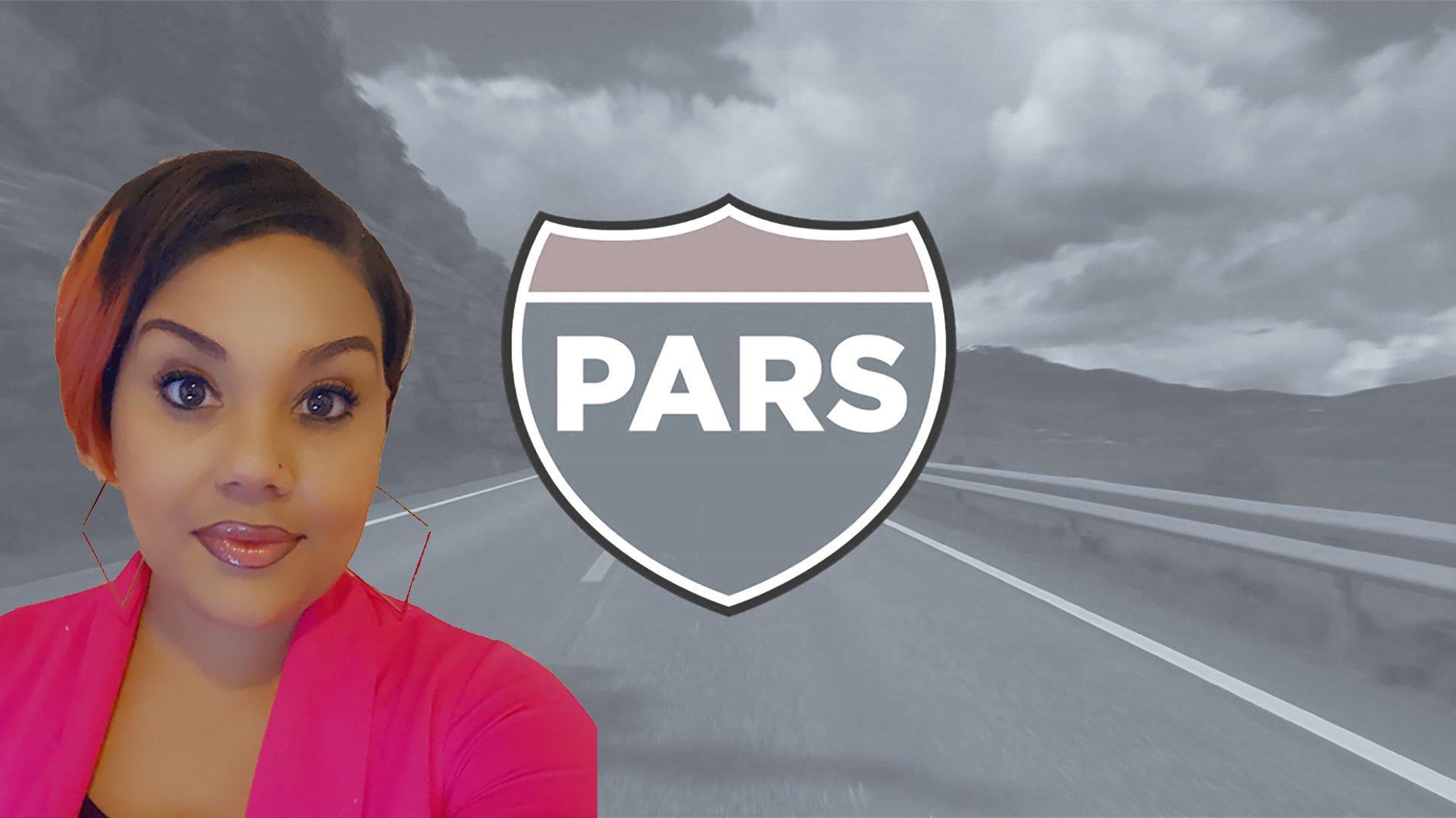 PARS Danielle with Logo background