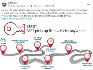For over 25 years, #PARS has moved any number of vehicles